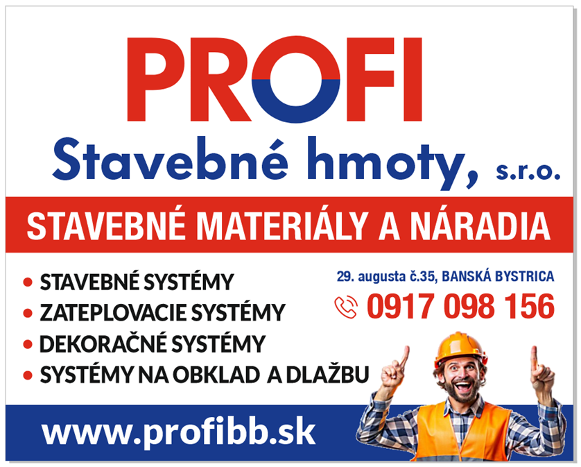 stavebné hmoty profi bb